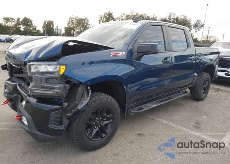 2021 Chevrolet Silverado 1500 4Wd Short Bed Lt Trail Boss z USA, uszkodzony, nr VIN 3GCPYFEDXMG127393